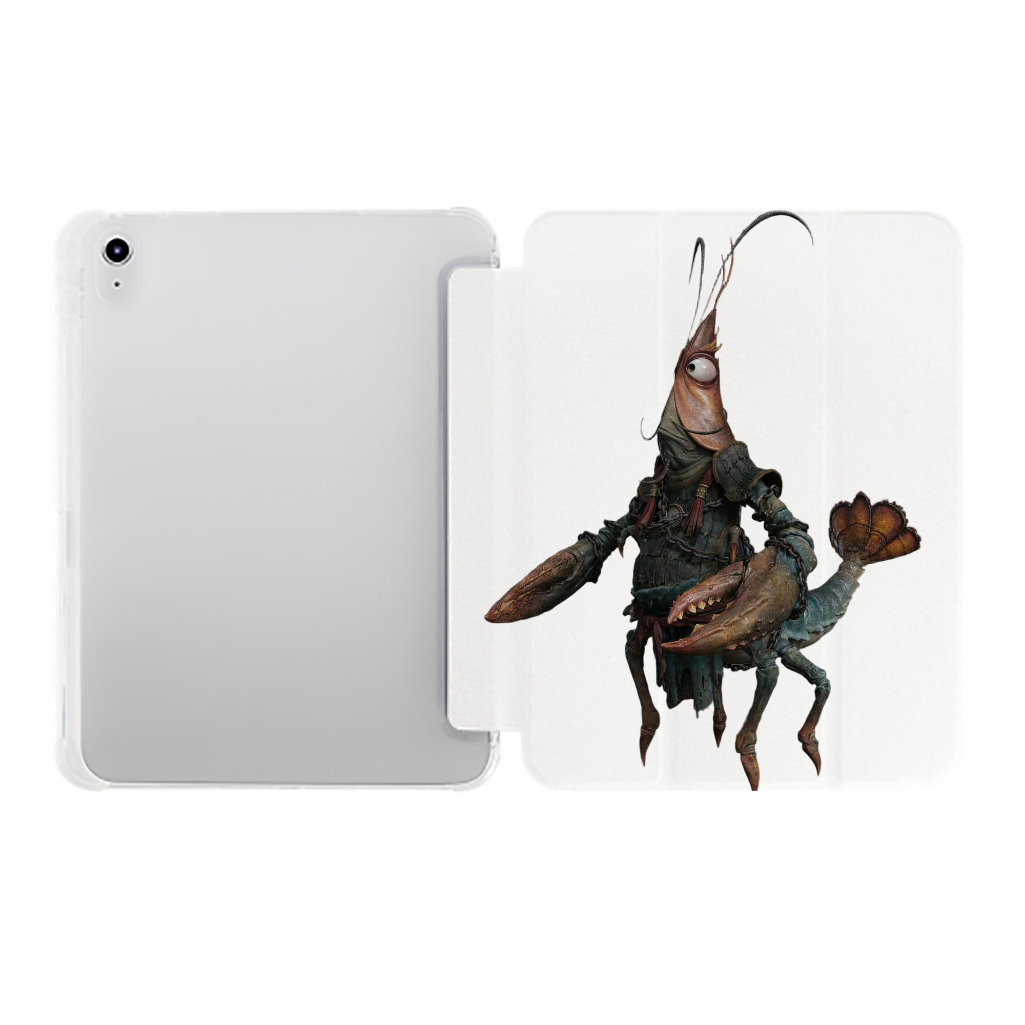 （画像用） Ne Zha 2 ナタ 魔童の大暴れ IPad ケース ペン収納付き 三つ折りスタンド PUレザー×シリコン 対応機種9.5/10.5/10.9インチ